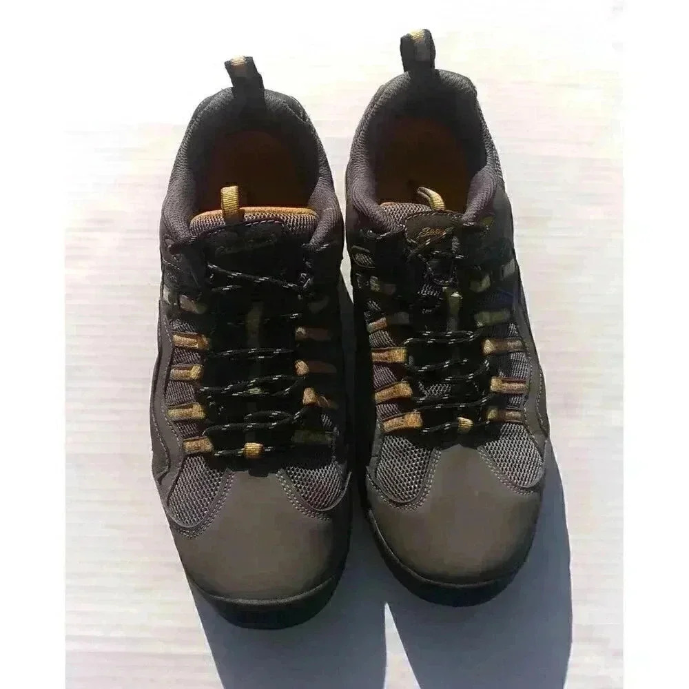 Eddie Bauer Barkley Men's Gray Leather Mesh Hiking Trail Casual Shoes Size 9 - Picture 4 of 8